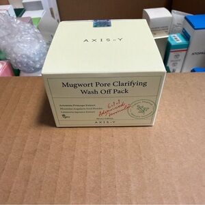Axis-y Mugwort Pore Clarifying Wash Off Pack Mask 100ml / 3.38 oz EXP 20281026